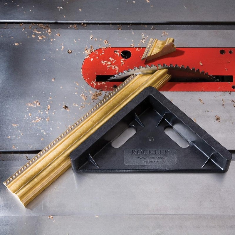 Rockler 45 Degree Miter Sled for Table Saw - Miter Saw Sled Ensures Durability & Low-Friction Sliding - Table Saw Accessories Fits Standard 3/8" x 3/4" Miter Slot â€“ Fence Accessories - Image 3
